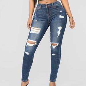 Ripped jeans size 9